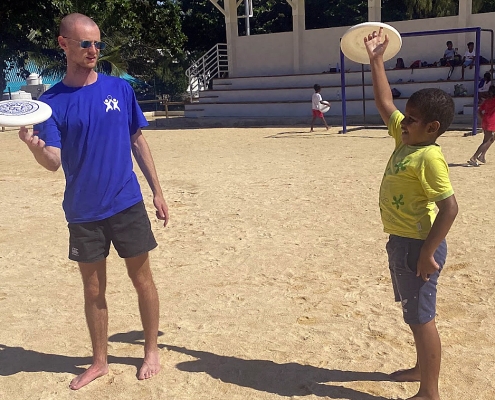 Ultimate Frisbee Coaching at Beach Arena